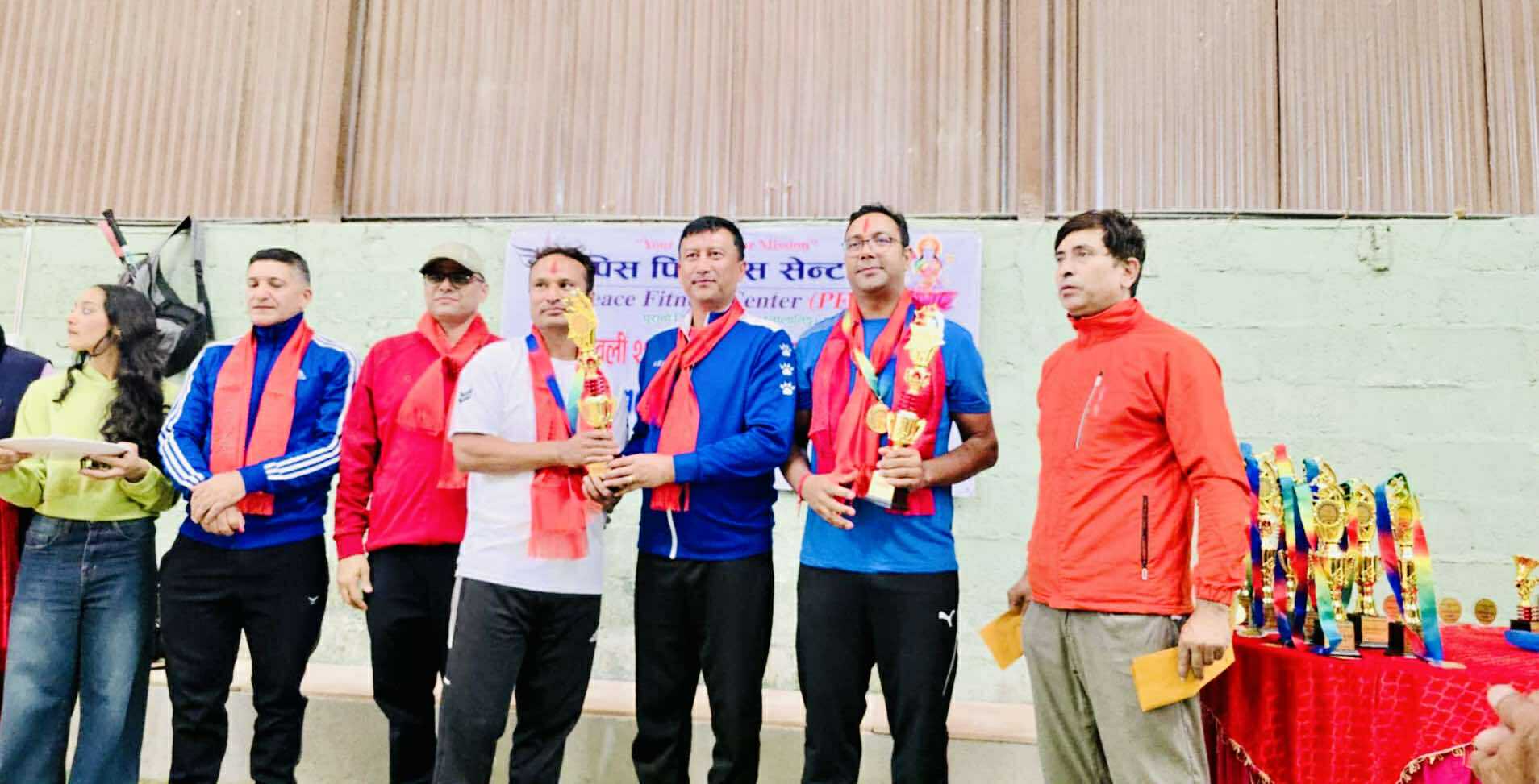 आठौँ पिस फिटनेस सेन्टर ब्याडमिन्टन प्रतियोगिता सम्पन्न