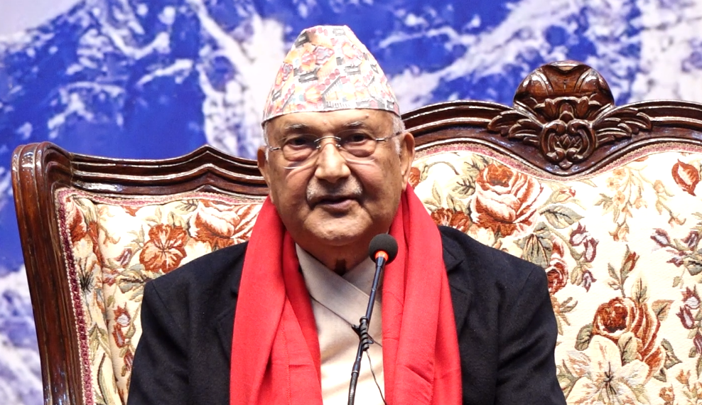ओलीको चेतावनी: अरूको सरकार बन्न दिँदैनौँ, बने संघर्ष गरेर ढाल्छौँ