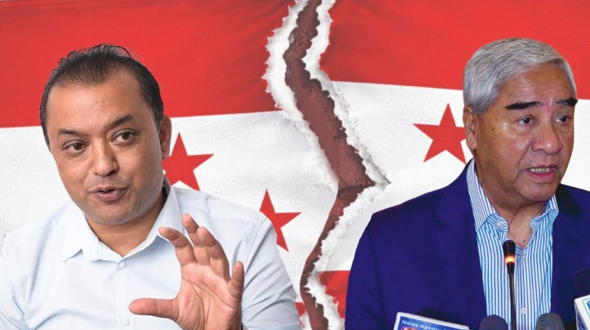 कांग्रेसमा औपचारिक विभाजन : संस्थापन पक्षद्वारा महामन्त्रीद्वय निष्कासन