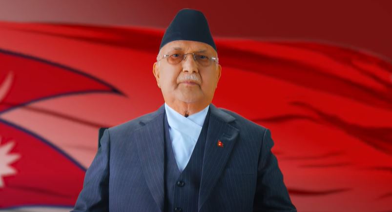 ‘देश पहिले’ को नारा दोहोर्याउँदै ओलीको भिडियो सन्देश