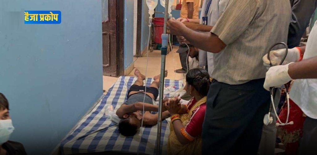 बारा र पर्सामा हैजाविरुद्ध खोप दिइँदै